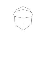 How to draw a lego ninjago - Step 1