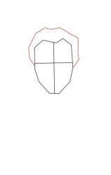 How to draw abraham lincoln - Step 3