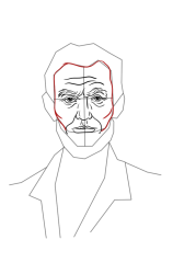 How to draw abraham lincoln - Step 9