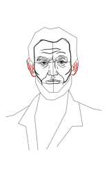 How to draw abraham lincoln - Step 10