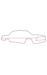 How to draw a lowrider - Step 2