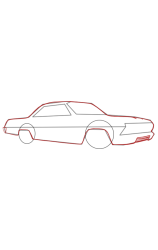 How to draw a lowrider - Step 5