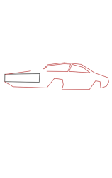 How to draw a dodge charger - Step 2