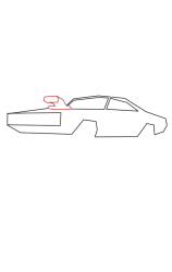 How to draw a dodge charger - Step 3