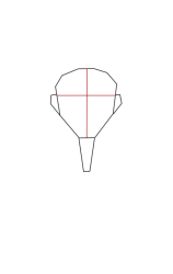 How to draw a sphinx - Step 2