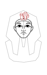 How to draw a sphinx - Step 7