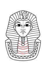 How to draw a sphinx - Step 11