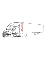 How to draw a semi truck - Step 12