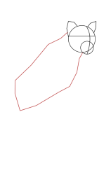 How to draw a mountain lion - Step 5