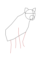 How to draw a mountain lion - Step 6