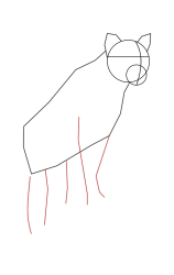 How to draw a mountain lion - Step 7
