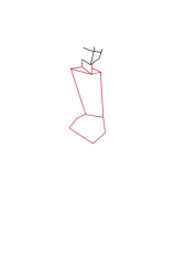How to draw a cowgirl - Step 2
