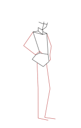How to draw a cowgirl - Step 3
