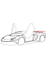 How To Draw A Lamborghini - Step 8