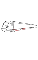 How to draw a train - Step 8