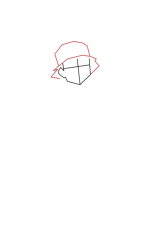 How to draw ash ketchum - Step 2