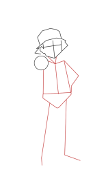 How to draw ash ketchum - Step 4