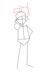 How to draw ash ketchum - Step 5