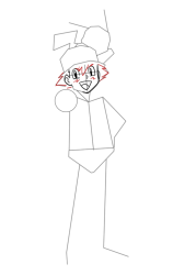 How to draw ash ketchum - Step 7