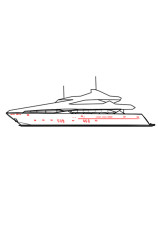 How to draw a yacht - Step 5
