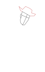 How To Draw Woody Toy Story - Step 2