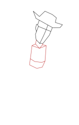 How To Draw Woody Toy Story - Step 3