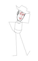 How To Draw Woody Toy Story - Step 6
