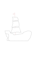 How to draw a pirate ship - Step 4