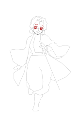 How to draw shinobu kocho - Step 14