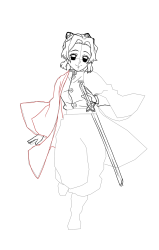 How to draw shinobu kocho - Step 25