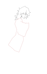 How to Draw Giyuu Tomioka with ease - Step 4