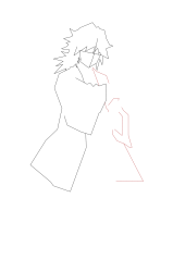 How to Draw Giyuu Tomioka with ease - Step 5