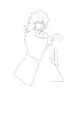 How to Draw Giyuu Tomioka with ease - Step 7