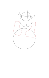 How to draw shrek - Step 6