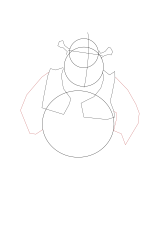 How to draw shrek - Step 7