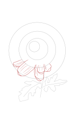 How to draw chrysanthemum - Step 5