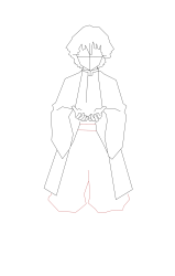 How to Draw Zenitsu Easy - Step 8