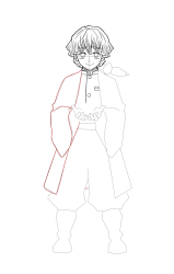 How to Draw Zenitsu Easy - Step 20