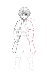 How to Draw Zenitsu Easy - Step 22