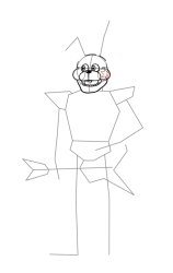 How To Draw Bonnie - Five Nights at Freddy's - Step 16