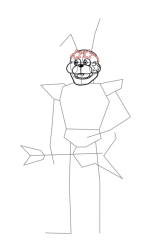 How To Draw Bonnie - Five Nights at Freddy's - Step 17