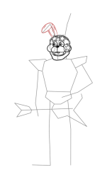 How To Draw Bonnie - Five Nights at Freddy's - Step 18
