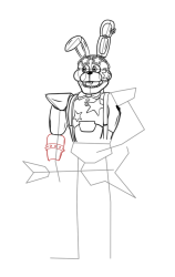 How To Draw Bonnie - Five Nights at Freddy's - Step 25