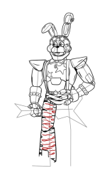 How To Draw Bonnie - Five Nights at Freddy's - Step 32