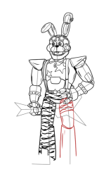 How To Draw Bonnie - Five Nights at Freddy's - Step 33