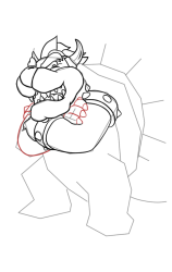 How To Draw Castle Bowser - Super Mario Wonder - Step 13