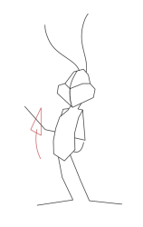How to draw bugs bunny - Step 6