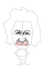 How to draw caricatures - Step 10