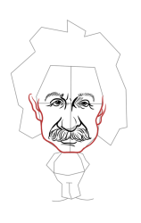 How to draw caricatures - Step 12