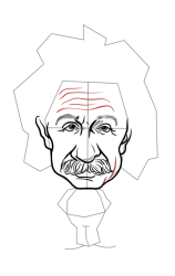 How to draw caricatures - Step 13